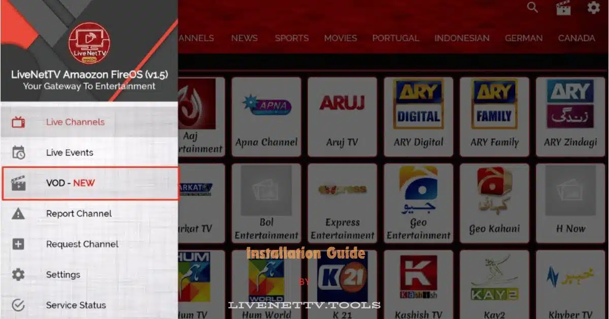 How to Install Live Net TV on TV Stick/Fire Stick in 2024