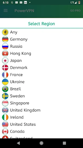 Power VPN Screenshot