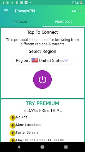 Power VPN Screenshot