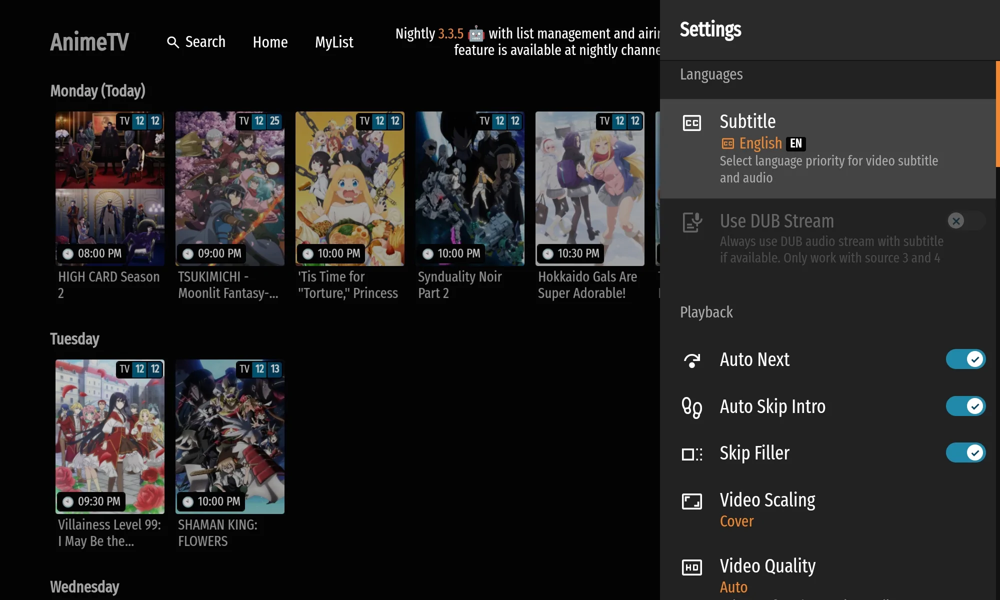 AnimeTV APK Screenshot