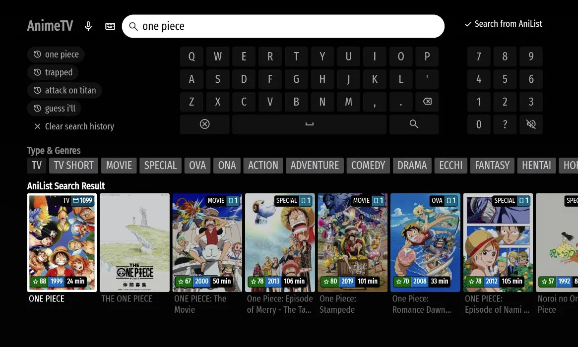 AnimeTV APK Screenshot