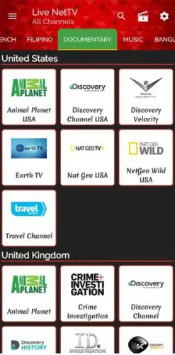Live Net TV (New) Screenshot