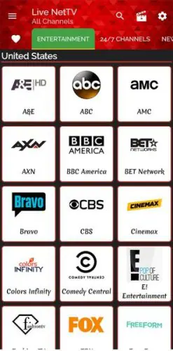 Live Net TV (New) Screenshot