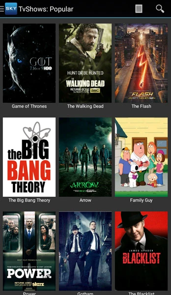 Sky HD Movies APK Screenshot