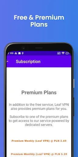 Leaf VPN Screenshot