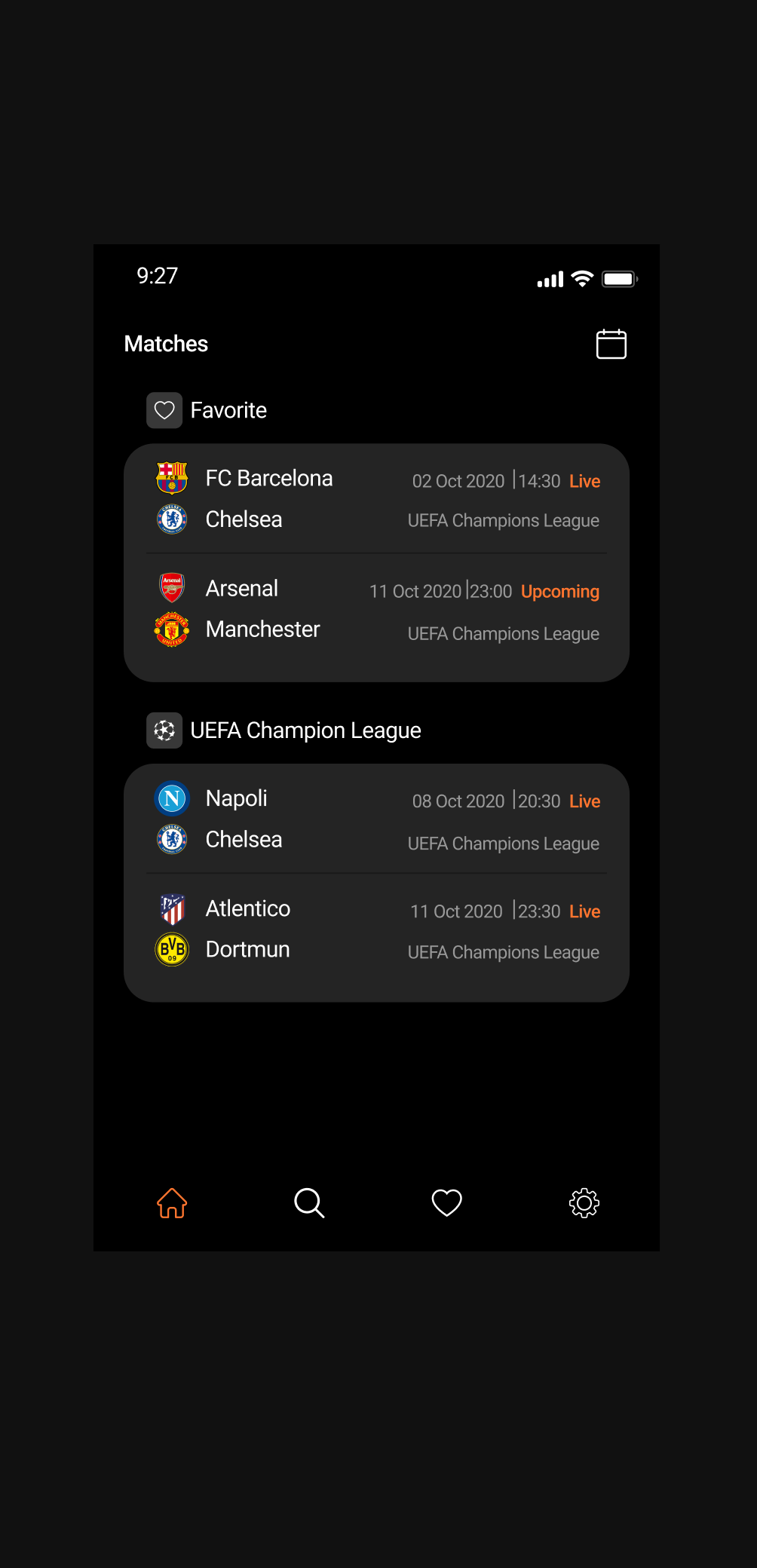 Tea Sport Live APK Screenshot