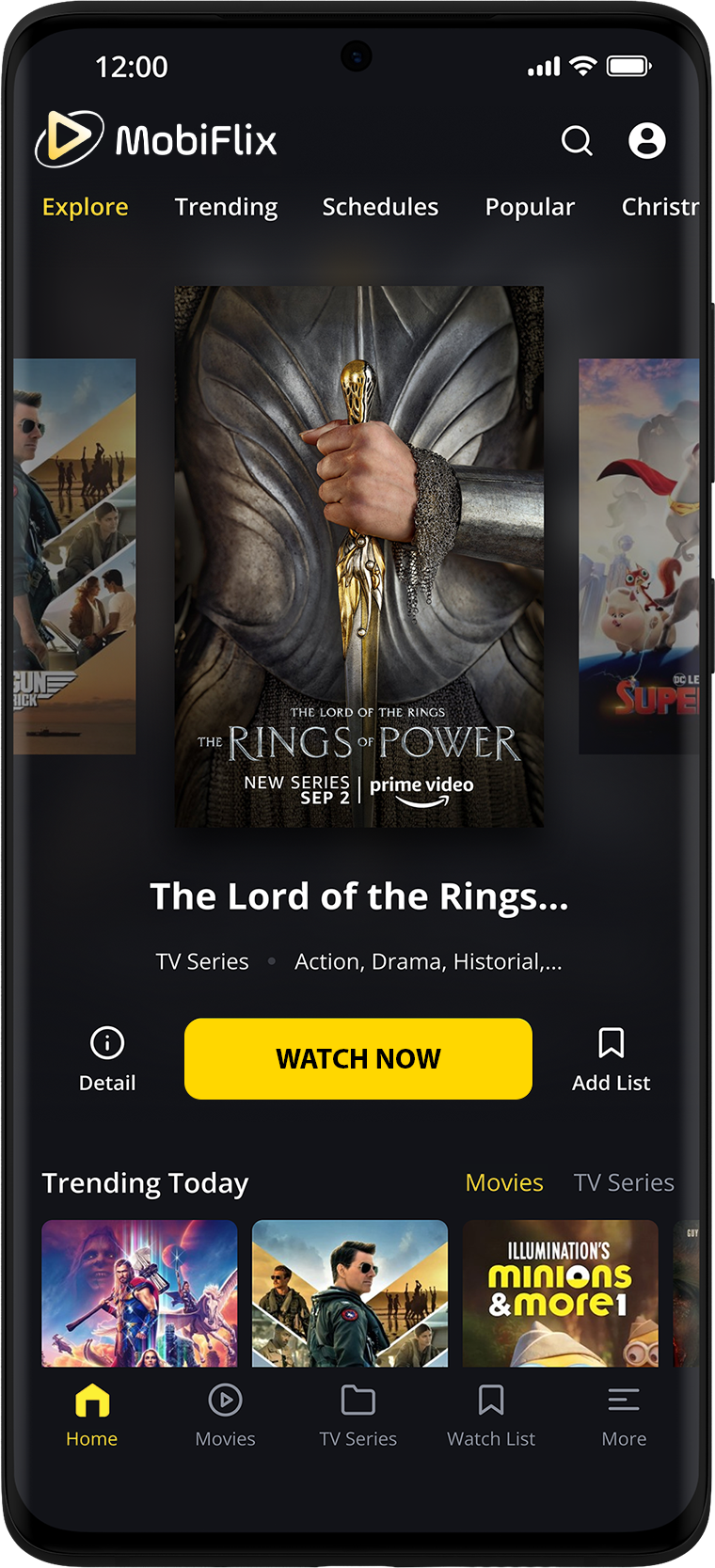 MobiFlix Screenshot
