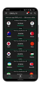 CRICFy TV MOD APK (Premium Unlocked, No Ads) Screenshot