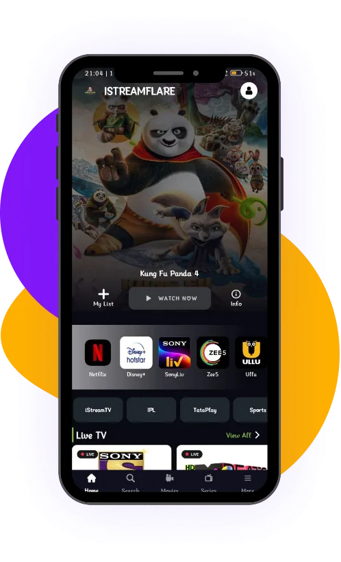 iStreamFlare APK Screenshot