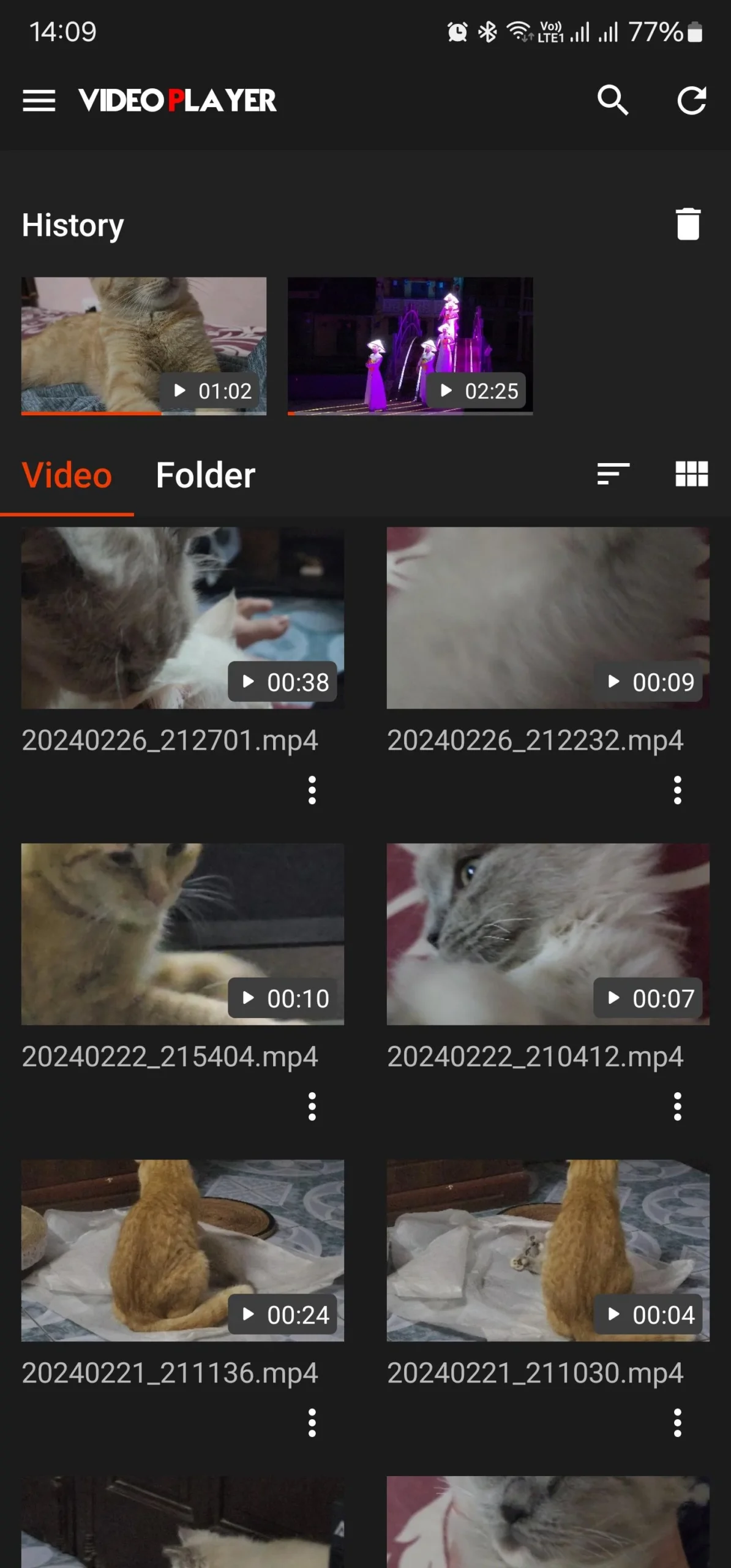 Fluid Video Player APK Screenshot