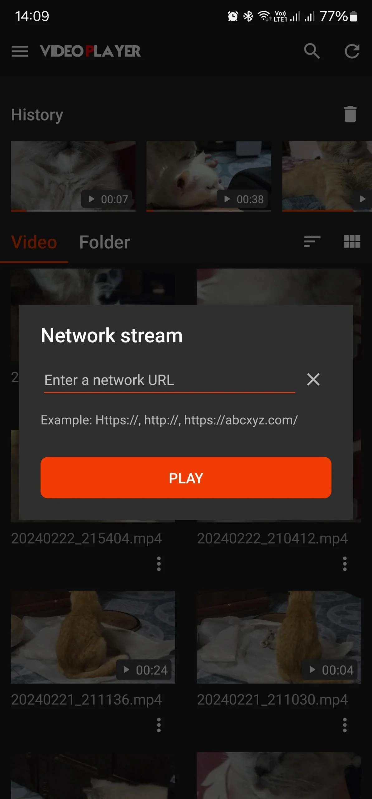 Fluid Video Player APK Screenshot