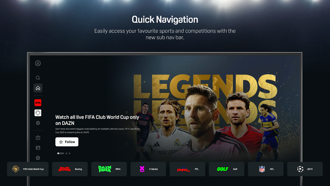 DAZN Screenshot