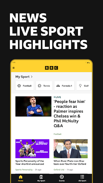 BBC Sport Screenshot