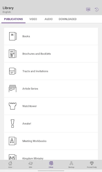 JW Library Screenshot