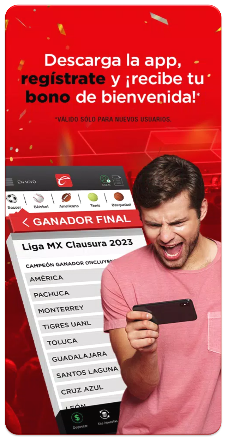 Caliente Sports APK Screenshot