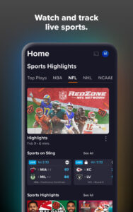 Sling TV: Live TV & Freestream Screenshot