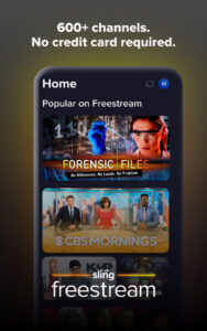 Sling TV: Live TV & Freestream Screenshot