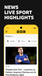 BBC Sport Screenshot