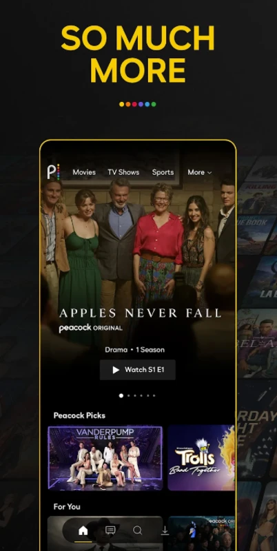 Peacock TV Screenshot