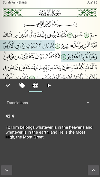 Quran for Android Screenshot